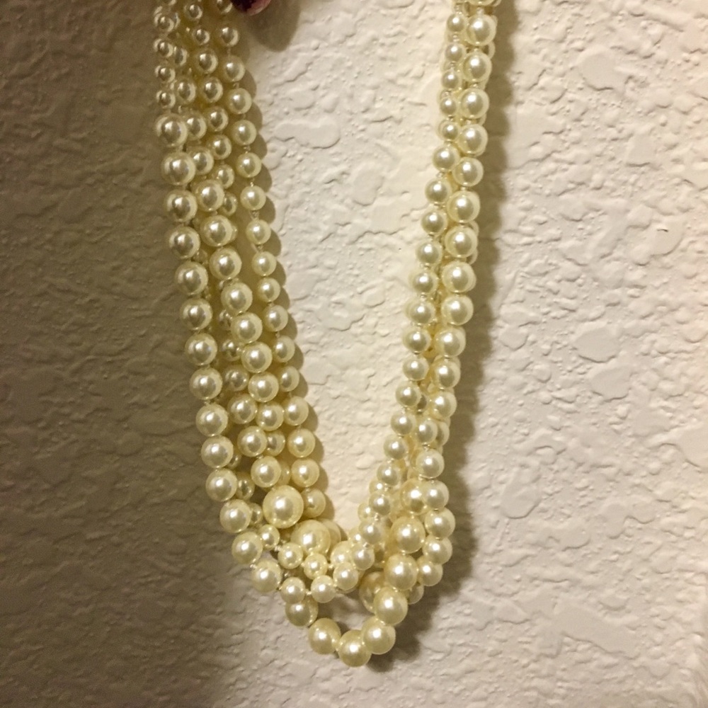 J. Crew Cream Pearl Necklace
